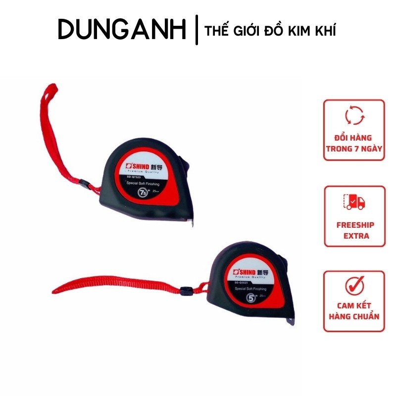 Thước rút Shind thước chống va đập chống vỡ loại 5M 7,5M chính hãng - Kim Khí Dung Anh