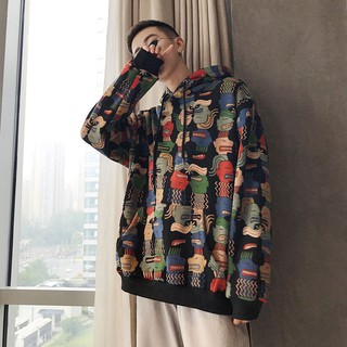 Áo Hoodie Nỉ Tay Dài Dáng Rộng Cỡ Lớn 24H Thời Trang Cho Nam Và Nữ