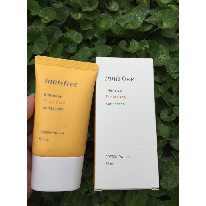 Kem Chống Nắng Innisfree Intensive Triple - shield Suncreen SPF50+ PA++++ 50ml (Mới)