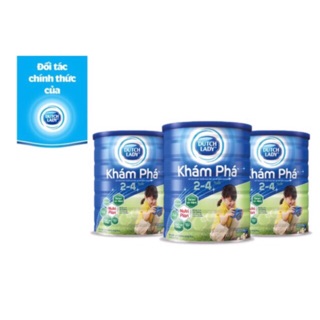 (HCM) Combo 3 lon Sữa bột Dutch Lady Khám Phá 900g .