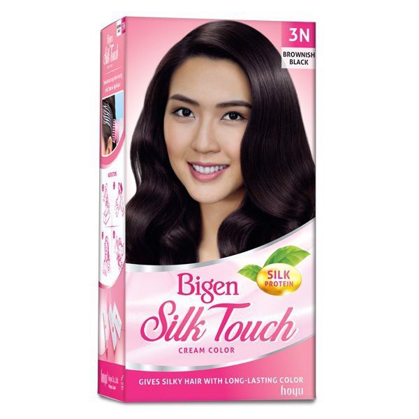 Thuốc nhuộm tóc Bigen Silk Touch số 3N- nâu đen