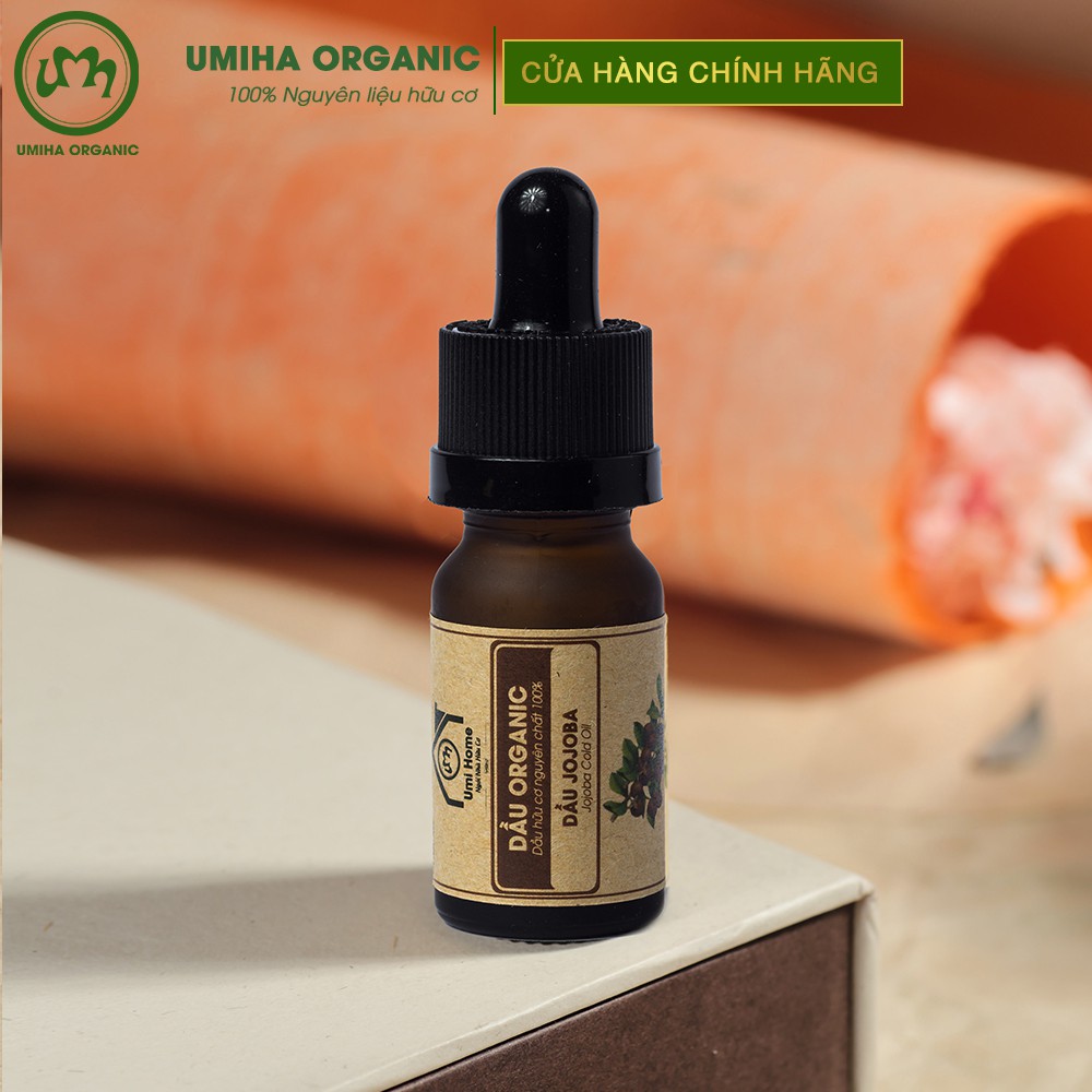 Dầu Jojoba hữu cơ UMIHOME nguyên chất - Dưỡng sáng da, cân bằng độ ẩm da, chống oxi hóa lão hóa, nếp nhăn, ngừa thâm mụn | BigBuy360 - bigbuy360.vn