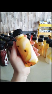 chai tròn năp đen 100ml