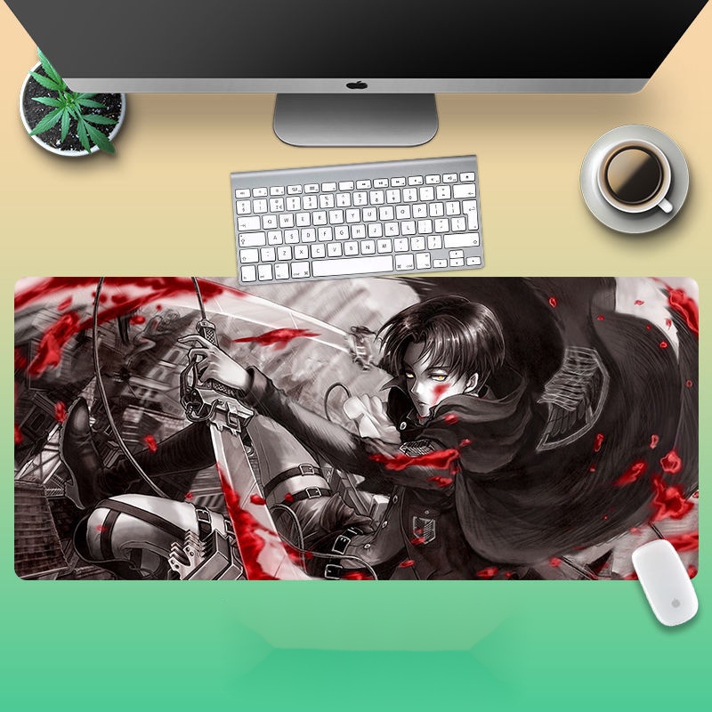 Attack On Titan anime pad chuột lớn Miếng Lót Chuột, Bàn Di Chuột