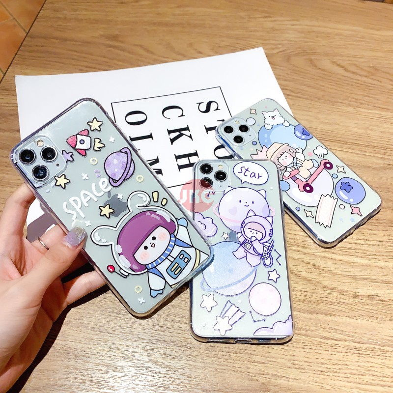 Ốp điện thoại dẻo in hình phi hành gia cho Samsung Galaxy S3 S4 Mini S5 S6 S7 E + S8 S9 S10 5G S10E S20Plus Ultra | BigBuy360 - bigbuy360.vn