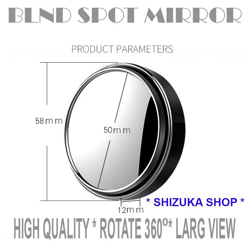 [ Mua 1 tặng 1] Gương Soi Điểm Mù Blind Sport Mirror Ô Tô Xe Hơi Xoay 360 Độ Siêu Rẻ