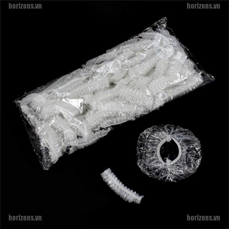 Bộ 100 Nút Bịt Tai Bằng nylon Tiện Dụng Khi Nhuộm Tóc / Giặt