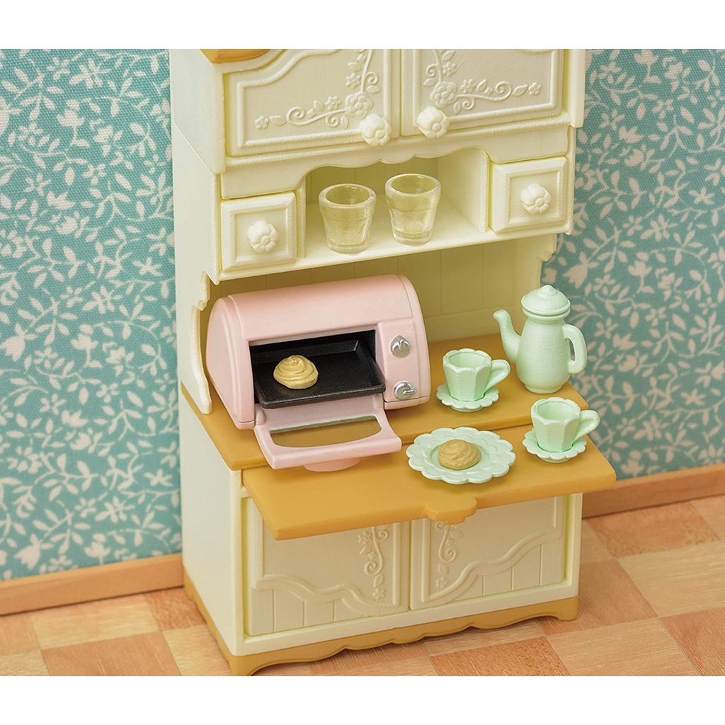 Sylvanian Families Calico Critters Bộ Nội Thất Phòng Ăn Dining Room Set