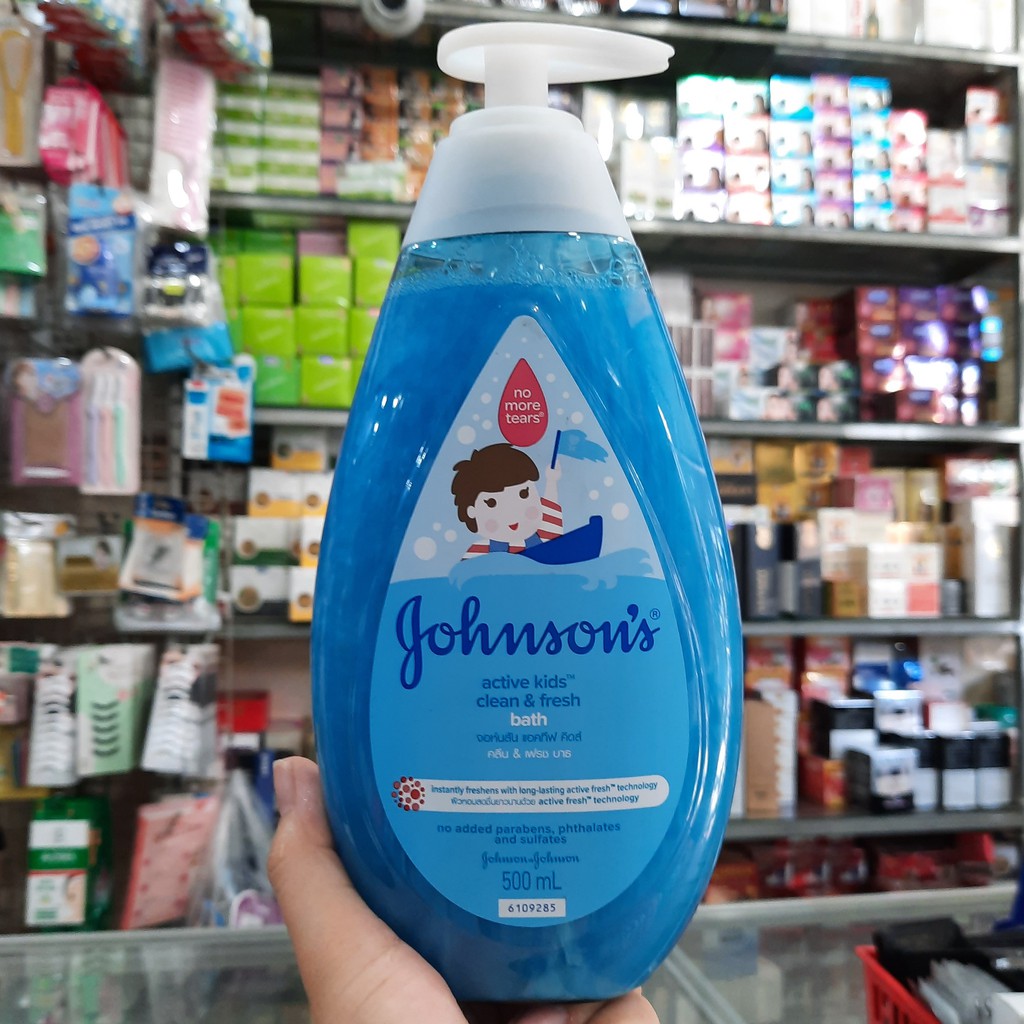 Sữa tắm Johnson's Baby thơm mát năng động (500ml)