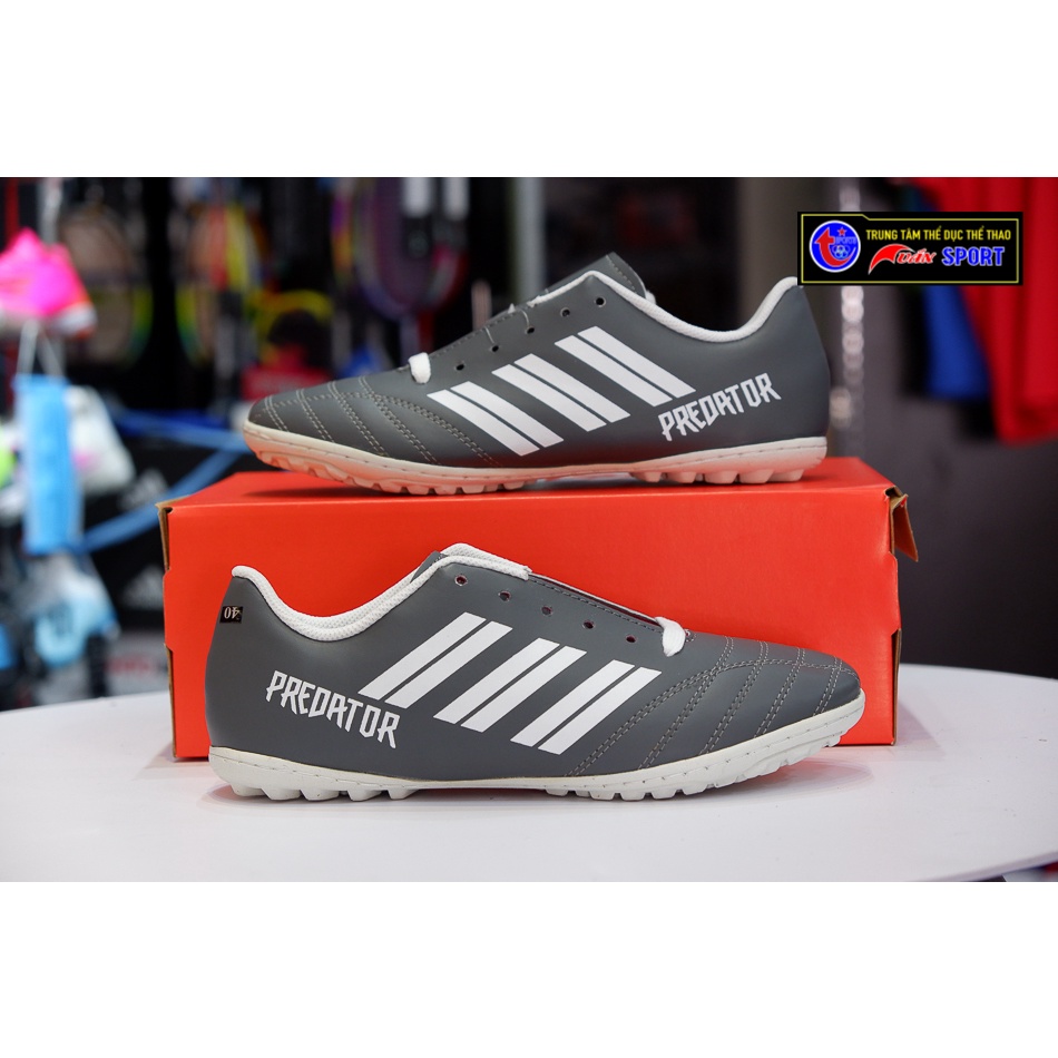 Giày đá bóng Predartor đế su - xám đen(size39-43)