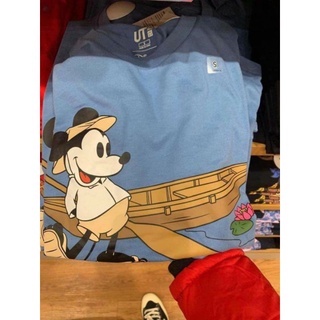Áo phông micky ut xanh và trắng
