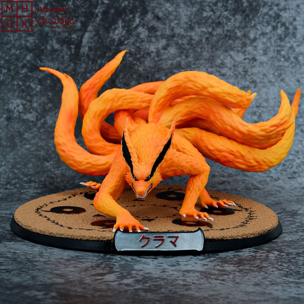 Mô Hình Naruto - Cữu Vĩ Kurama Cao 16cm Figure naruto , mô hình giá xưởng