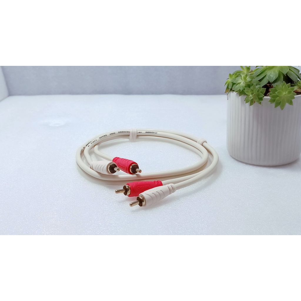 Cáp av 4 đầu hoa sen lõi đồng nguyên chất dài 0,8m