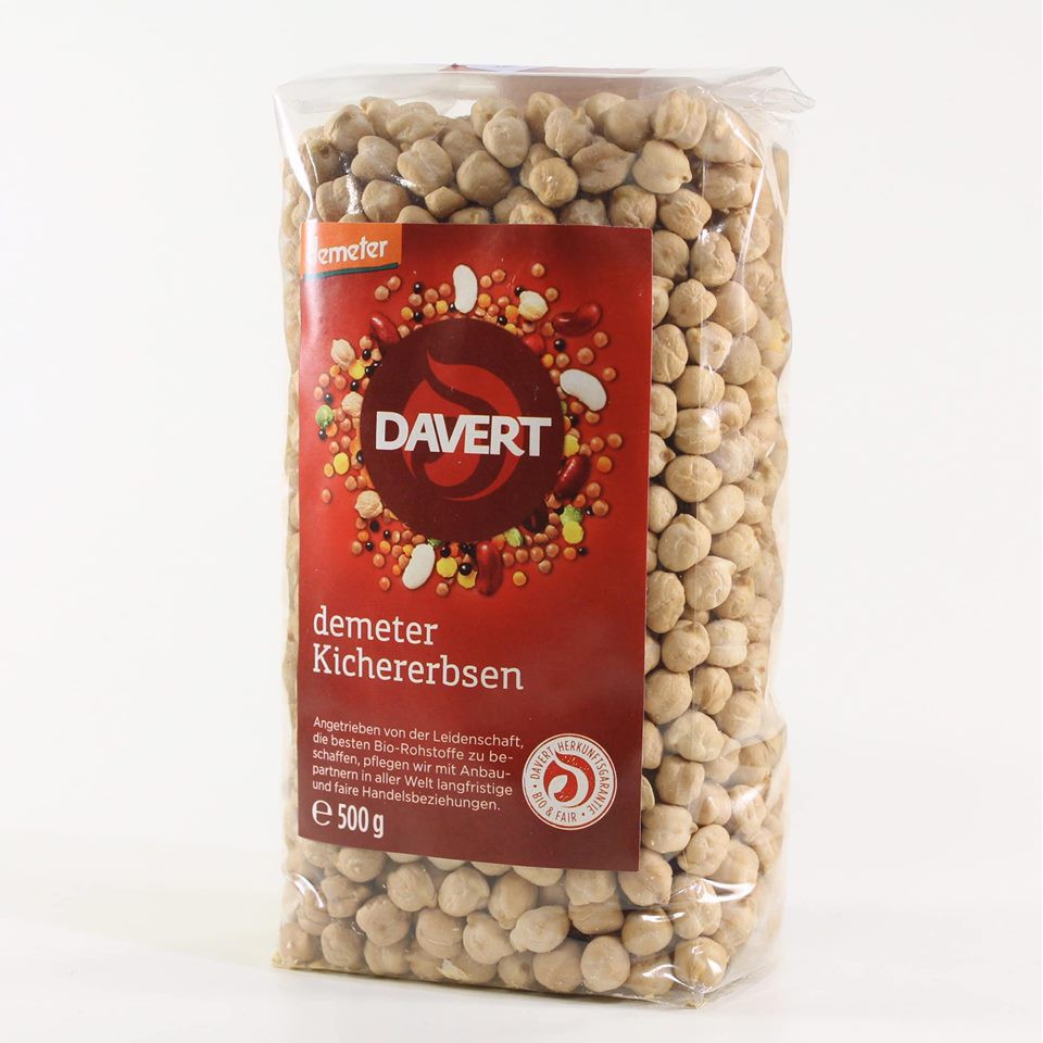 Đậu gà hữu cơ Davert 500g