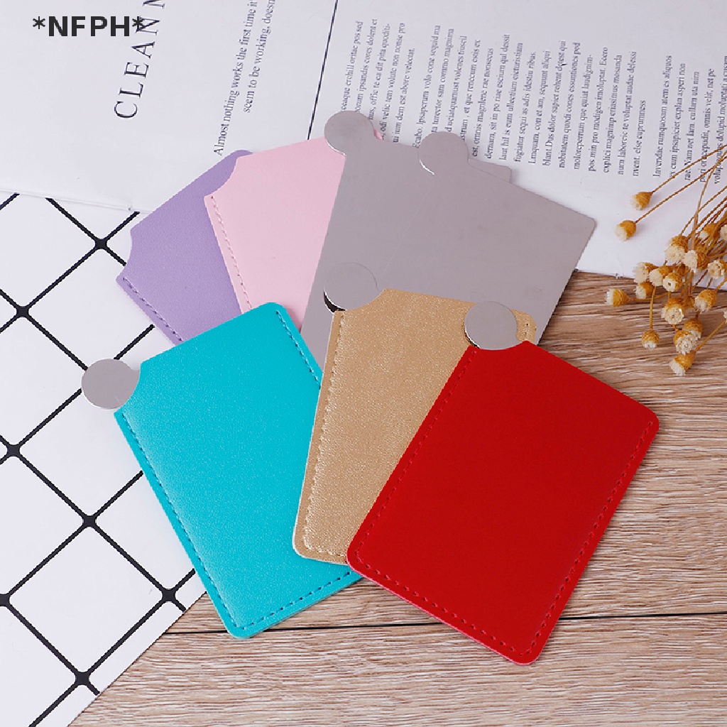 Gương Trang Điểm Nnf Bằng Thép Không Gỉ Bỏ Túi Tiện Dụng