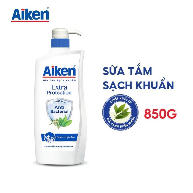 Sữa tắm sạch khuẩn cho gia đình Aiken 350g