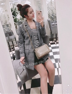 áo khoác dạ 2 lớp dày dặn 