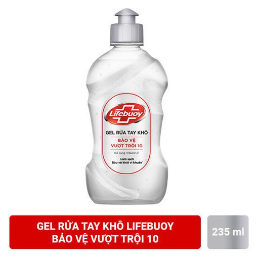 Gel Rửa Tay Khô Lifebuoy bảo vệ vượt trội  235ml