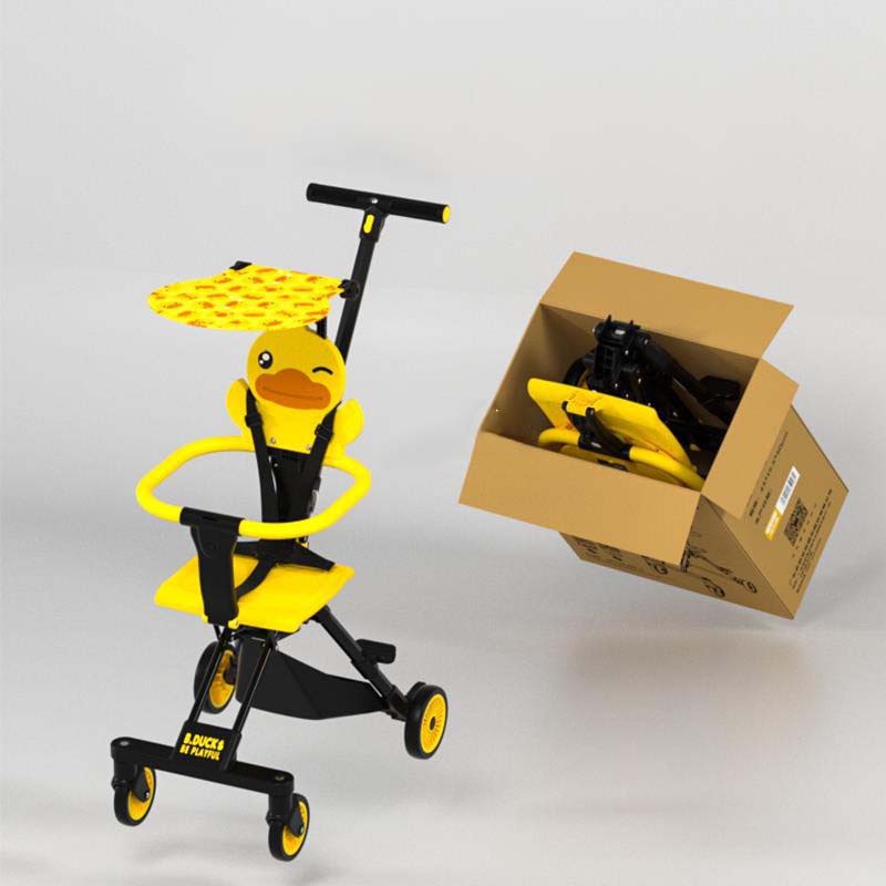 Xe đẩy cho bé, Xe đẩy gấp gọn em bé đi du lịch siêu gọn nhẹ B.Duck 1058