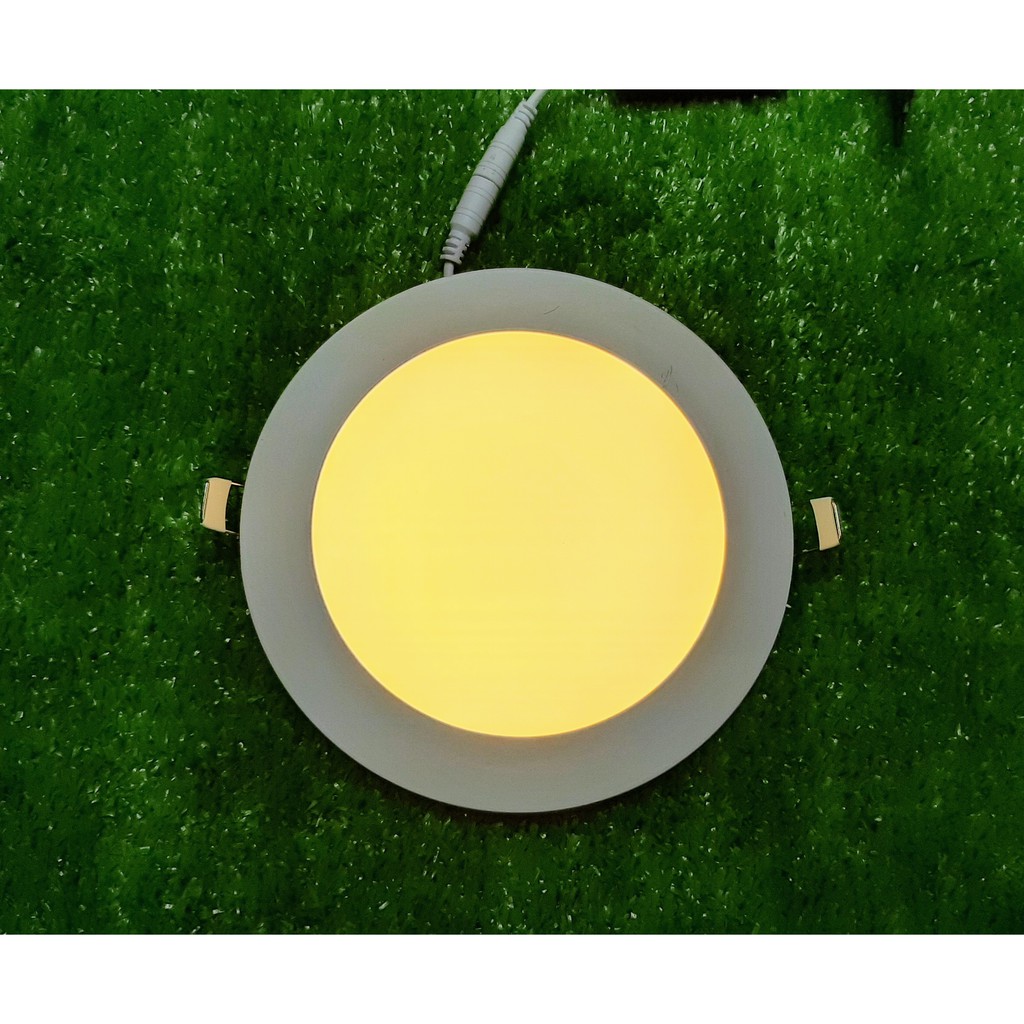 Đèn Led Âm Trần 12W Ánh Sáng Vàng 3000K Siêu Mỏng Bảo Hành 12 Tháng