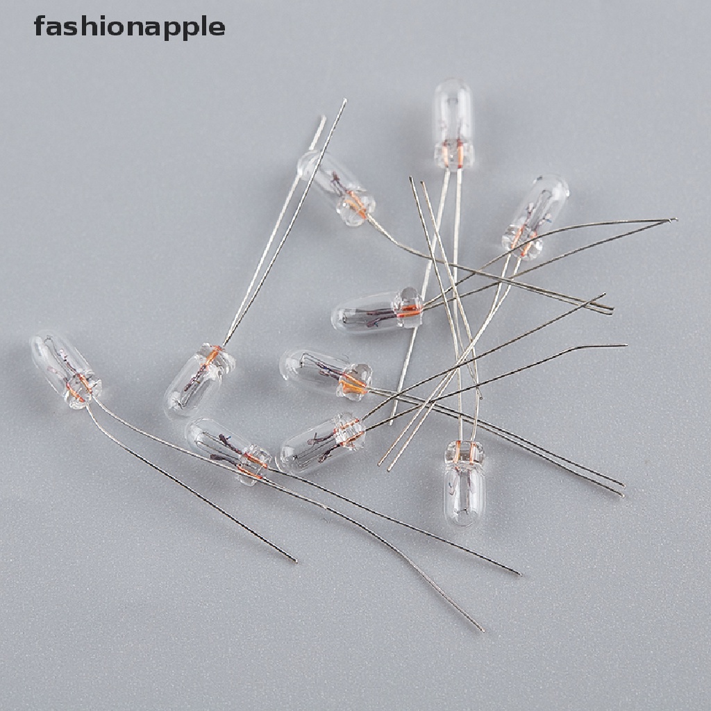 10 Bóng Đèn Sợi Đốt Mini 3 / 4 / 5mm 3 / 6 / 12 / 24V