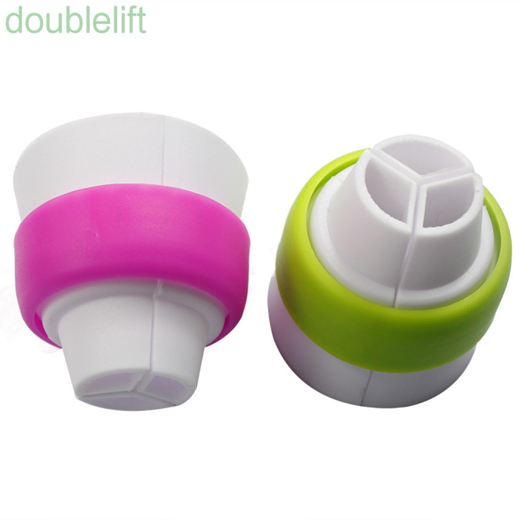 Đầu chuyển đổi phun kem trang trí bánh 3 lỗ bằng thép không gỉ