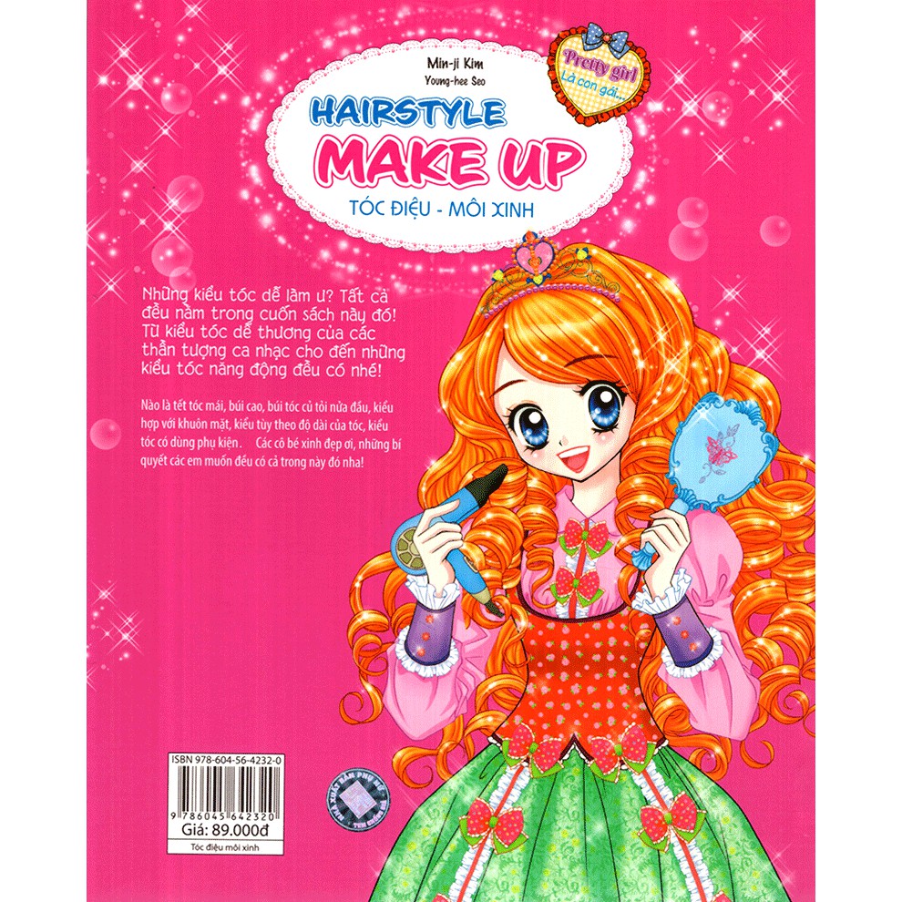 Sách-Pretty girl - Make up Tóc điệu - môi xinh