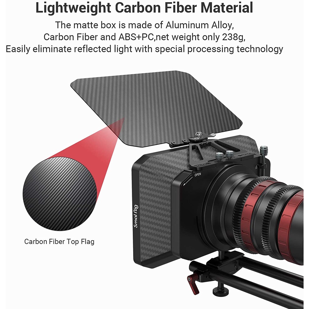 SMALLRIG MATTE BOX 2660 - HÀNG CHÍNH HÃNG - MatteBox dành cho Máy ảnh