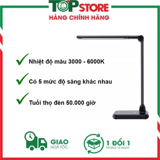 Đèn học chống cận taotronics tt-dl047 8w tích hợp sạc không dây, cổng sạc usb, 5 chế độ màu, 5 mức độ sáng
