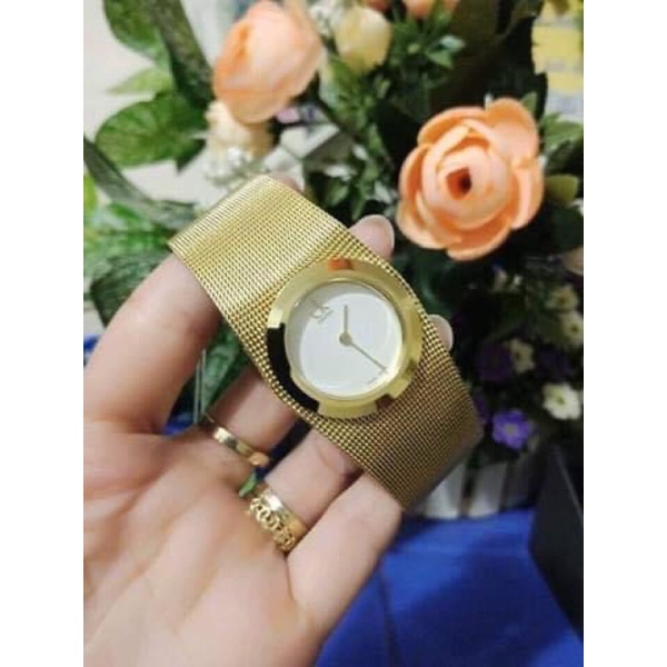 Đồng Hồ Nữ Calvin Klein dạng kiềng case 27mm