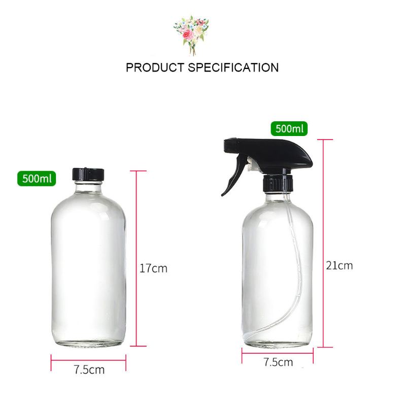 Chai Thủy Tinh 500ml Đựng Mỹ Phẩm