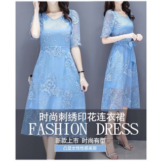 ĐẦM XOÈ THÊU CAO CẤP