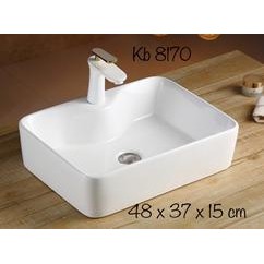 Chậu lavabo ,chậu rửa mặt  màu trắng  trơn chính hãng bảo hành 3 năm