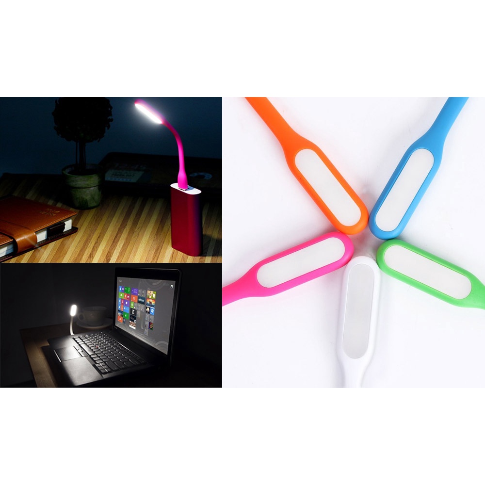 Đèn Led Dẻo Mini Cổng USB Tiện Lợi, Đèn Led USB Siêu Sáng Cho Đọc Sách, Học Bài, Cắm Laptop (Giao Màu Ngẫu Nhiên)