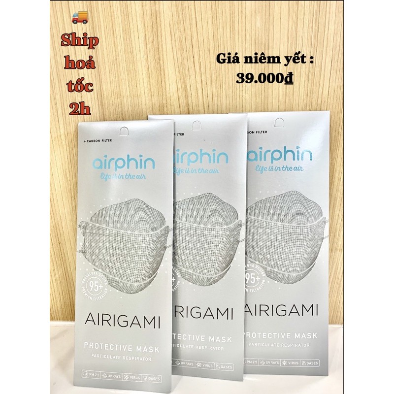 [Có sẵn] Khẩu trang AIRIGAMI chống bụi mịn và viruss