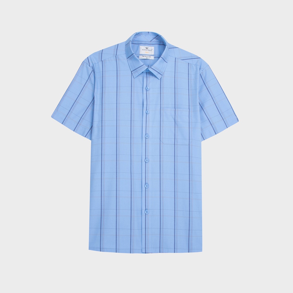 [MẪU MỚI] Áo sơ mi nam ngắn tay ARISTINO in họa tiết lịch lãm, thời thượng - ASS040S2