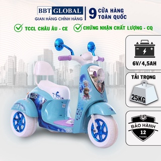 [Tặng mũ bảo hộ trị giá 149K] Xe máy điện trẻ em xanh, hồng BBT Global BBT-600
