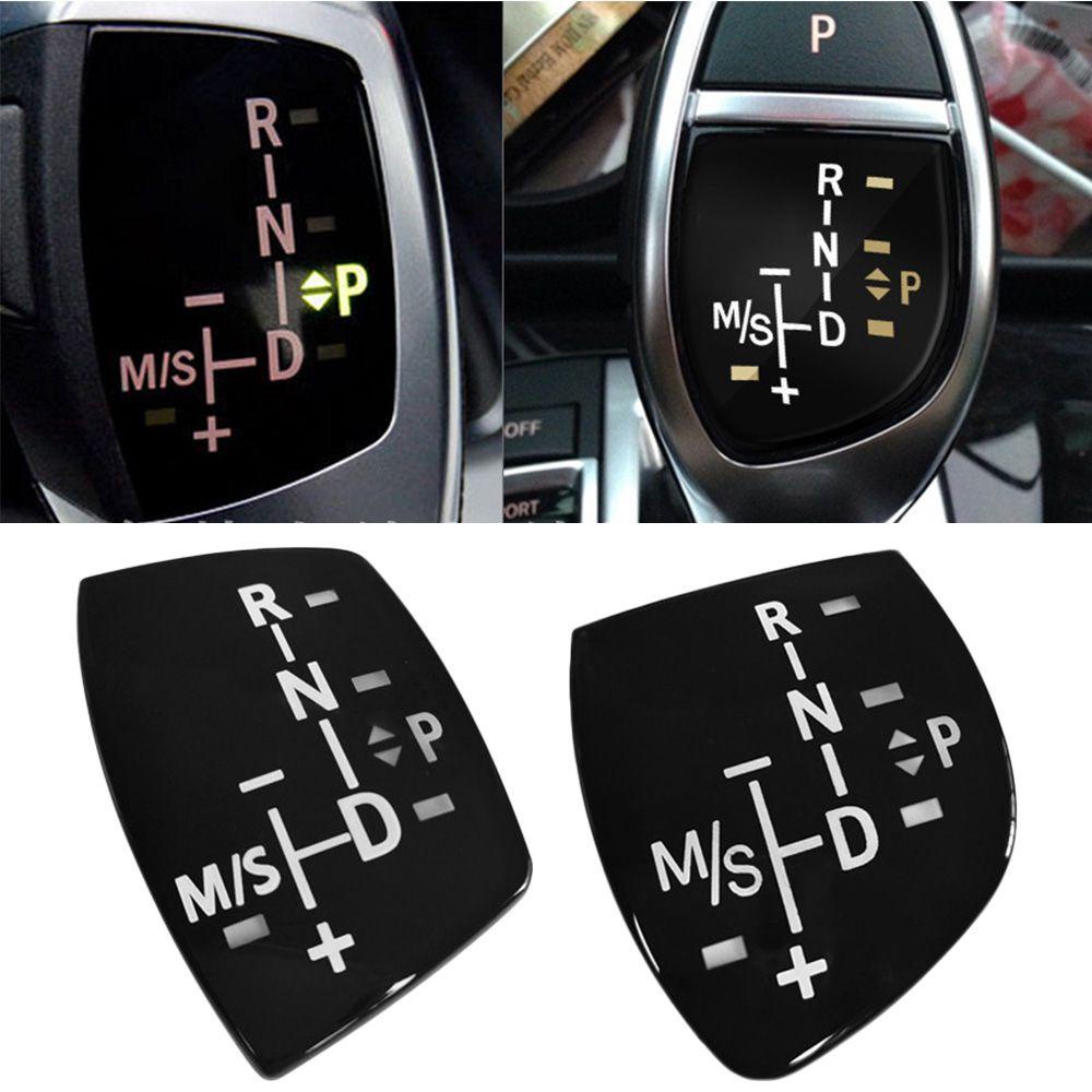 MYRONGVN Núm Gạt Cần Số Xe Hơi Bằng ABS Màu Đen Cho BMW X1 X3 X5 X6