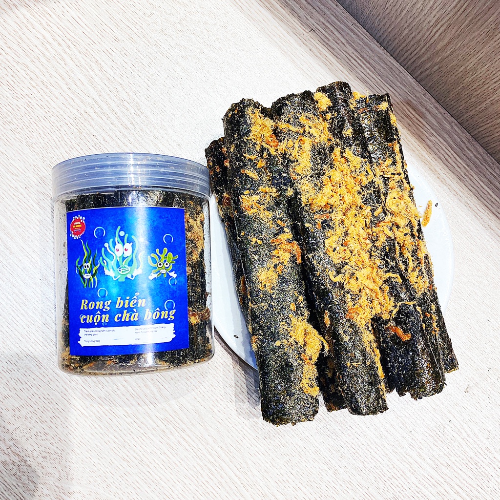 [ Hộp 180g] Rong Biển Cuộn Chà Bông