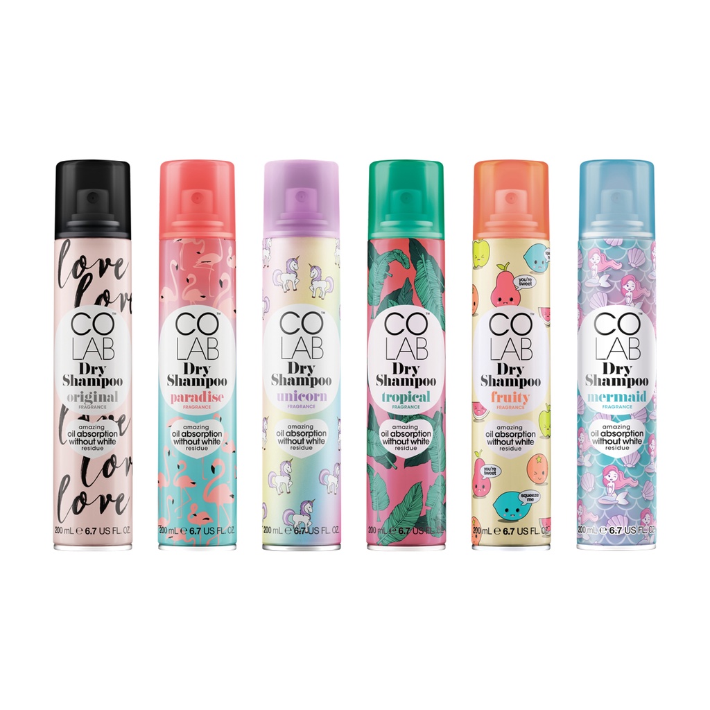 Dầu Gội Khô Colab Dry Shampo-Uk