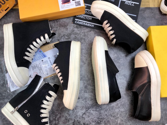 Giầy Rick.Owens  Fullbox đế thơm Vani Neww hàng cao cấp có sẵn !!
