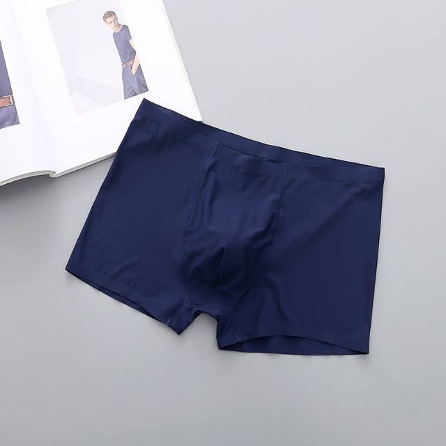 Quần Lót Nam thun lạnh boxer màu trắng, Quần Sịp Nam thun Lạnh Cao Cấp