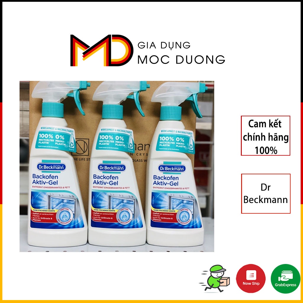 Dung dịch vệ sinh lò nướng, lò chiên, nồi chiên không dầu Dr Beckmann