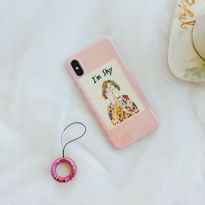 Móc khóa bánh donut dễ thương cho điện thoại Iphone Samsung HuaWei XiaoMi OPPO