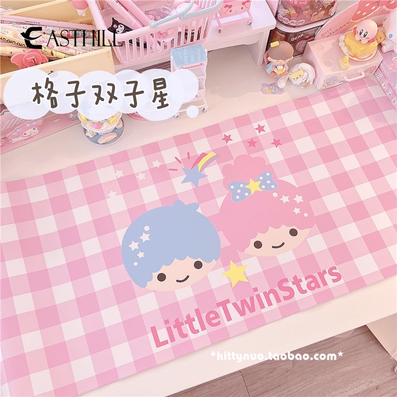 Thảm Dài Trải Bàn Chống Dầu Họa Tiết Sọc Caro Màu Sắc Macaron