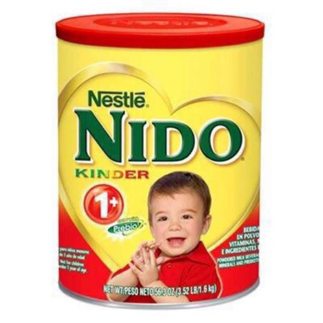 Sữa NIDO nắp đỏ 1,6kg hàng Mỹ