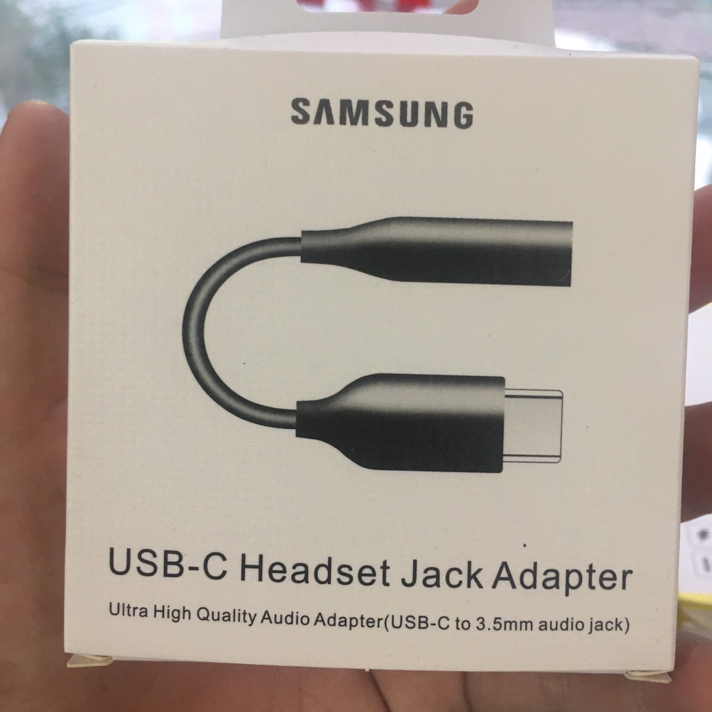 Cáp Chuyển Đổi Samsung Type C Sang Jack 3.5mm Chính Hãng , Nguyên Seal, Bảo Hành Hãng
