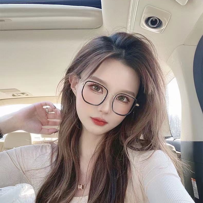 Kính Mát Gọng Vuông Phẳng Nhẹ Trong Suốt Chống Ánh Sáng Xanh 2022 Thời Trang Cao Cấp