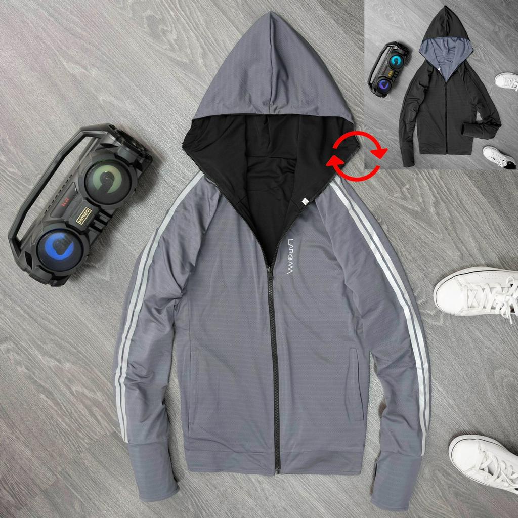 Áo chống nắng 2 lớp mặc cả 2 mặt nam nữ 2023, dày dặn cao cấp thấm hút mồ hôi, chống tia uv. REMMY