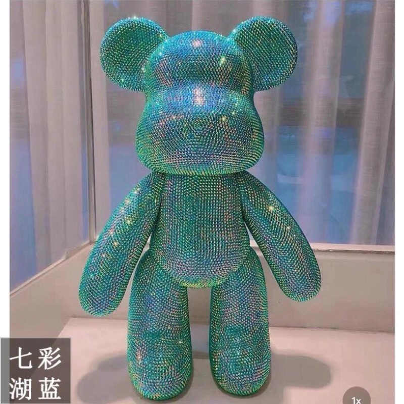 [ GẤU ĐÍNH ĐÁ NHÂN TẠO SIZE 23 ]  Bearbrick series - Sản phẩm handmade phù hợp với mọi lứa tuổi !!